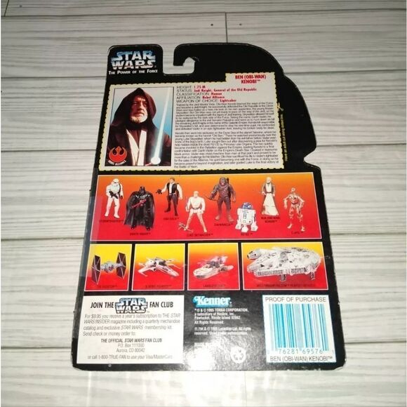 Ben Obi-Wan Kenobi Action Figure Star Wars Power of the Force Toy Kenner 1995 - Picture 4 of 8